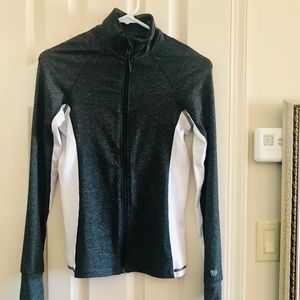 Athletic zip up jacket